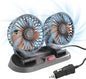 Clim Mobile™ – 360° Rotatable Dual Car Fan